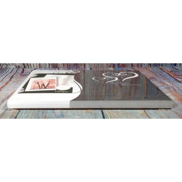 Printable Wedding Programs - Two Hearts Become One - 100 Pieces - Picture 4 of 6